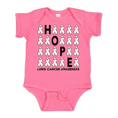 

Inktastic Hope- Lung Cancer Awareness Gift Baby Boy or Baby Girl Bodysuit