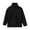 Black, variant on Fleece Zip Up Warm Coat for Youth Boys Long Sleeve Standing Collar Solid Color Jacket Kids Girls Trendy Relaxed Outwear