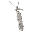 thumbnail image 3 of JOYARIS Dije Medalla Grande Santa Muerte Con Zirconias En Plata 925 DM-0000402, 3 of 4