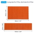 thumbnail image 2 of Uxcell Reflective Patch 1"x4" 2"x3", 5 Pcs Safety Appliques, Orange, 2 of 6