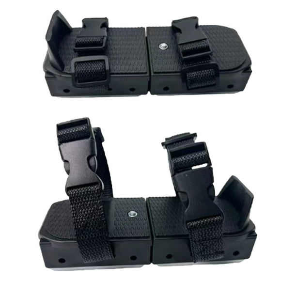 Patins à Glace Doubles Ajustables Améliorés pour Tout-Petits, Débutants, Entraînement d'Hiver, avec Sangles à Crochet et Boucle, 2 Pcs