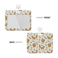 thumbnail image 2 of Kdxio Squirrel And Leaves Card Badge Holder Work Badge Sleeve for Office, School, Factory, ID Credit Cards, Driver Licenses and Passes, 2 of 7