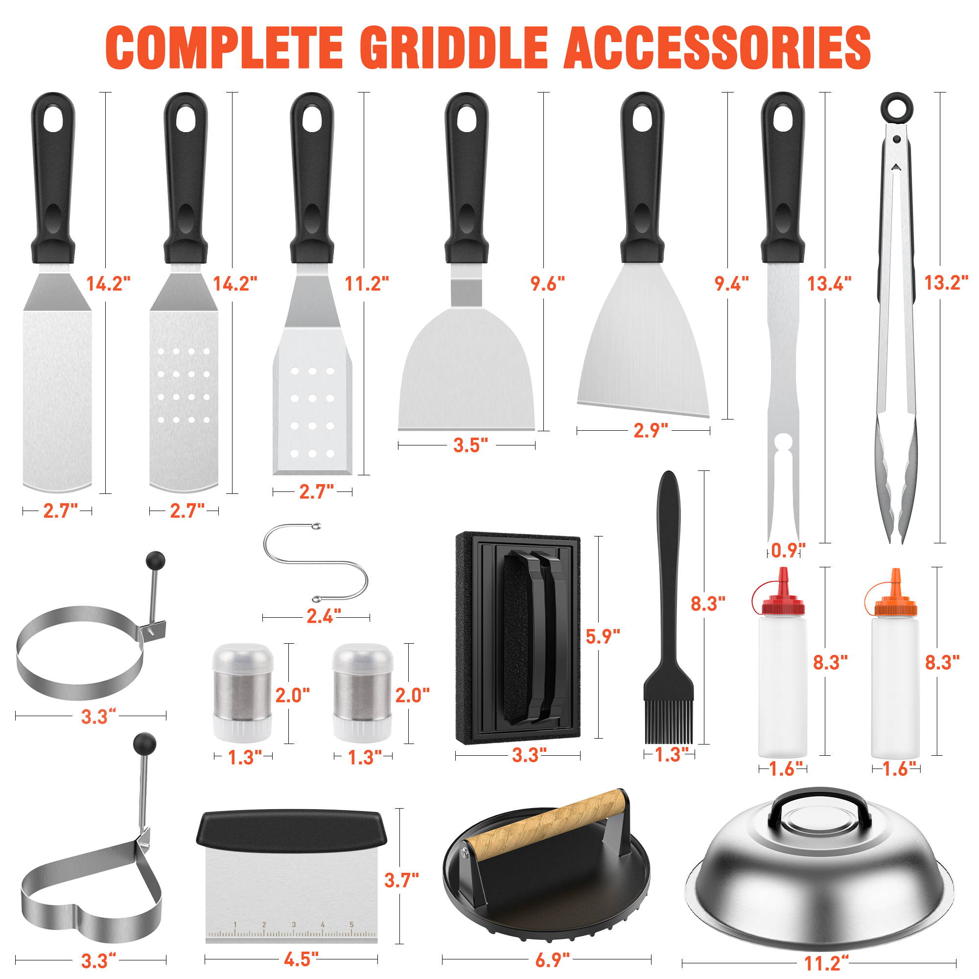 Cshidworld 30-Piece Griddle Accessories Kit photo 7