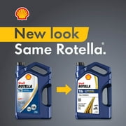 Shell Rotella T6 Full Synthetic 5W-40 Diesel Engine Oil, 5 Gallon Pail