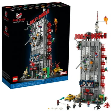 LEGO Marvel Spider-Man Daily Bugle Newspaper Office, Building Set for Adults with 25 Minifigures, 76178