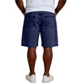 thumbnail image 3 of Dresfit Mens Jean Shorts Baggy Drawstring Beach Shorts Summer 2026 Loose Wide Leg Short Pants with Pockets Elastic Waist Lightweight Breathable Jeans Dark Blue XL, 3 of 3