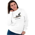 thumbnail image 4 of Stolen BBQ Steak Dog Funny Grilling Unisex Plus Fleece Graphic Sweatshirt Brisco Brands 2X, 4 of 5