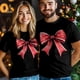 thumbnail image 4 of Mens T Shirts Christmas Ribbon Bowknot Short Sleeve Casual Men's Tee Tops Graphic T-Shirts for Teen Boys/Men, 4 of 8