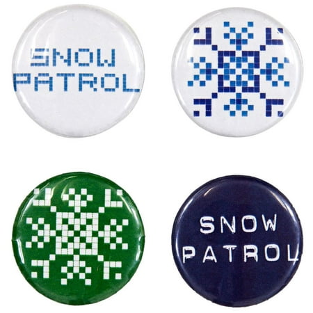 Snow Patrol - 4 Piece Button Set