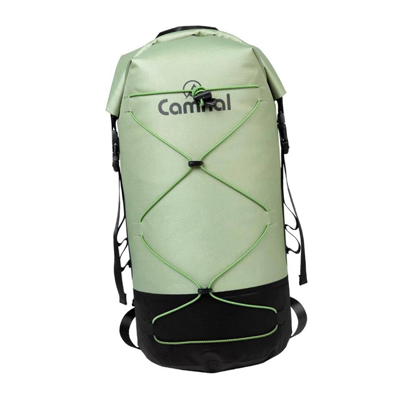 funtasica Waterproof Dry Bag Swimming Backpack Outdoor Dry Bag Swimmers Float Equipment Bag Diving Dry Bag Snorkeling Rafting Water Bag Lightweight Waterproof N Green