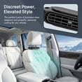 thumbnail image 3 of qolami Headrest Cooling Fan for Car, Rear Seat Car Fans, Backseat Car Fan, Adjustable Wind Speeds Cooling Tool, Portable Backseat Vehicle Fan for Sedans, SUV Truck and Cars, 3 of 8