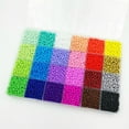 thumbnail image 5 of Generic 24-Color Glass Bead Set for DIY Jewelry Making, 2mm Craft Beads, No Accessories Included, 24000pcs in Storage Box, 5 of 5