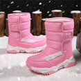 thumbnail image 4 of Otqutp Summer Shoes for Toddler Girls Children's Shoes Camouflage Snow Boots Girls Boys Outdoor Boots Rainproof Non Slip Warm Boots Cotton Snow Boots, 4 of 5