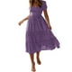 thumbnail image 1 of WILLBEST Vestidos de Verano para Mujer, Vestido de Verano para Mujer, Vestido de Manga Acampanada, Vestido Midi Informal con Estampado Floral y Fluido Extra Grande, 1 of 3