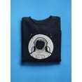 thumbnail image 3 of NASA Nasa Astronaut Over Moon Sweatshirt Women -NASA Designs, Female Medium, 3 of 4