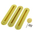 thumbnail image 1 of Conector de surf shamjiam 3pcs Set 5.9 X 1.2 X 0.7 pulgadas PVC amarillo, 1 of 9