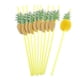 thumbnail image 1 of 2x 10 Piezas 3D Pajas de Beber Plástico de Adornos para Pasteles Suministros perfecl Pajitas De Piña, 1 of 8