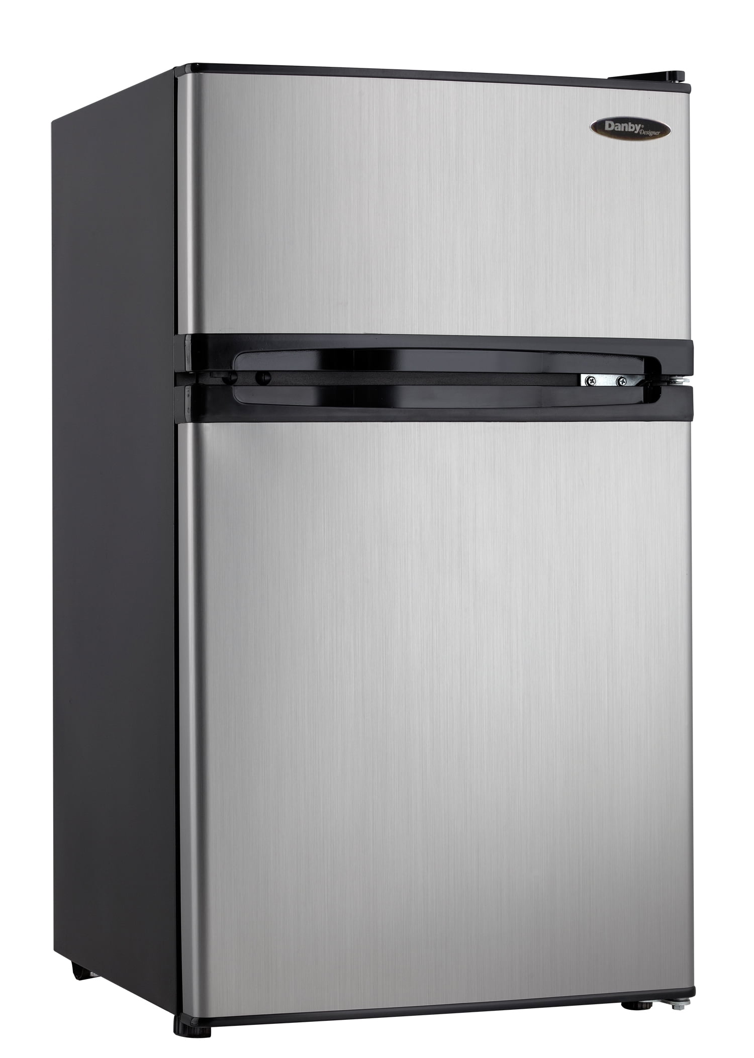 Danby Designer 3.1 Cu ft 2-Door Compact Refrigerator, Spotless Steel