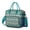 Blue-green-23, variant on Vintage Retro Artistic Lunch Box – Abstract Patterned Insulated Cooler Tote with Earthy Nordic Aesthetic, Ideal for Office Women or as a Birthday Gift