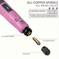 thumbnail image 5 of Estbridge 86pcs/25pcs Set 3.6V Mini Cordless Rotary Tool Kit - Portable USB Chargin  Rotary Tools For Sanding  Polishing  Drilling  Etching  Engraving  DIY Crafts  3-Speed  Multi-Purpose, 5 of 5
