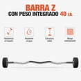 thumbnail image 2 of Barra Z Altera BZ40lb 40LBS Gym Fitness, 2 of 6