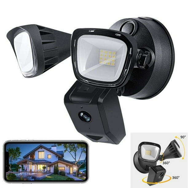 Outdoor Security Camera with LED Lights, Vinsic 1080P Flood Light