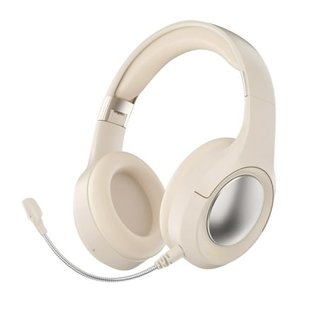 Wireless Over Ear Headphones, 50H Playtime Foldable Lightweight Bluetooth Headsets, Deep Bass, Built-in Microphone, Memory Foam Earmuff, for Travel, Home Office