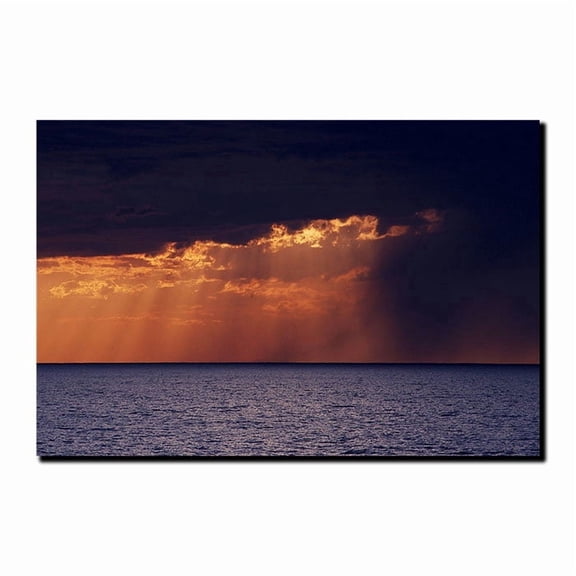 Trademark Art "Passing Storm" Canvas Art by Kurt Shaffer