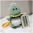 thumbnail image 4 of Green 2026 Dinosaur Plush Shoulder Bag For Kids Cute Stuffed Animal Crossbody Purse Toy, 4 of 6