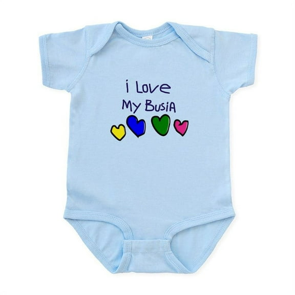 CafePress - I Love My Busia Body Suit - Baby Light Bodysuit, Size Newborn - 24 Months