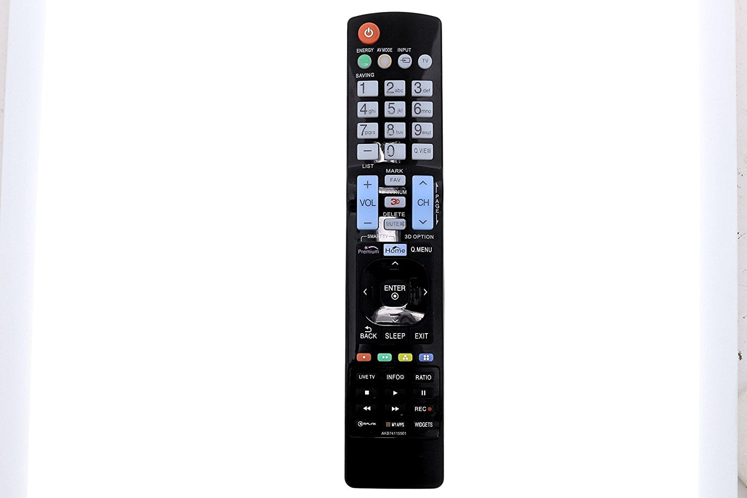 Aurabeam AKB74115501 Replacement HDTV Remote Control For LG TV AKB