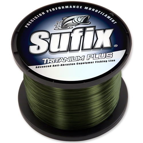 (11kg, Vert Foncé) - Sufix Fil de Pêche Tritanium Plus 0.1kg