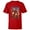 Red, variant on Marvel Deadpool Family Battle Charge Distressed Comic Art- Short Sleeve T-Shirt for Kids - Customized-White