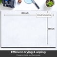 thumbnail image 3 of Highly Absorbent Cotton Dish Towels for Drying - Set of 6 White Kitchen Towels - 18"X28" Lint Free Waffle Weave Cloth Linen Hand Bathroom Bulk Dishtowels, 3 of 3