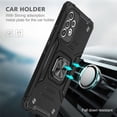 thumbnail image 3 of TASHHAR Samsung Galaxy A23 5G Case with Magnetic Car Mount Kickstand Military Grade Full Body Double Layer Drop Protection Rugged Durable for Galaxy A23 5G Phone - Black, 3 of 7