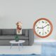 thumbnail image 2 of Reloj decorativo con forma de pájaro de y cantante, ideal para colgar en la pared de la cocina o el hogar en año Nuevo., 2 of 8