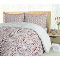 thumbnail image 5 of Ambesonne Botanical Duvet Cover Sets, Pastel Floral Composition, 2-King, Eggshell Multicolor, 5 of 7