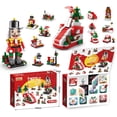 thumbnail image 1 of Juego de bloques de construcción navideños para niños, caja de juguetes, calendario de adviento de Navidad de 24 años, kit de bricolaje, regalo para niños de 6 años o más, 1 of 5
