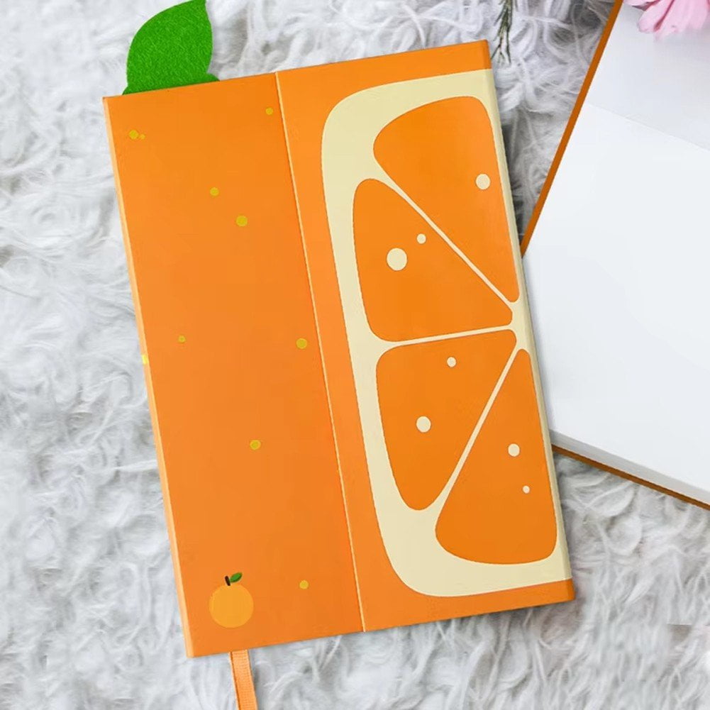 Jiibva Journal Notebook With Magnetic Flap Refillable Journal Notebook Fruit Pattern Note Book Stationery Diary Book