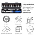 thumbnail image 6 of 16-Piece Torque Wrench Set Hexagon Bi-Directional Adjustable 1/4 Inch Ratchet Wrench Maintenance Tool, 6 of 7