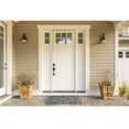 thumbnail image 2 of DII Natural Coir Geometric Modern Outdoor Door Mat, Front Porch Decor, 17x29", Blue Tunisia Scroll, 2 of 3
