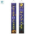 thumbnail image 3 of Deago Halloween Decorations Outdoor | Trick or Treat & It's October Witches Halloween Signs for Front Door or Indoor Home Decor | Porch Decorations | Halloween Welcome Signs, 3 of 6
