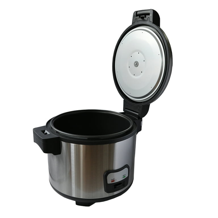 Sybo 10.5 Quart Electric Soup Warmer Commercial Crock Pot w/ Hinged Lid,  Brown 