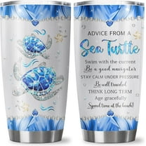 Sea Turtle Gifts Tumbler 20oz - Sea Turtle Gifts for Women - Turtle Gifts for Turtle Lovers - Sea Turtle Lover Gift Ideas - Ocean Beach Gifts for Women - Beach Gift Ideas - Great Ocean Gifts