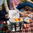 thumbnail image 5 of FORMRS Insulated Cooler Bag 24 Cans Capacity Soft Leakproof Lunch Box with Side Pockets, Snowman Family, 5 of 7