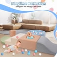 thumbnail image 4 of Yexmas 6-Piece Climbing Toys Soft Foam Set with Ball Pit,Indoor Play Gym Set for Toddlers Ages, 4 of 9