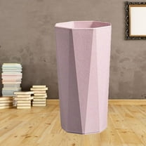 HEMOTON Wheat Straw Drink Cup with Creative for Coffee Water Tea Pink Wide Mouth 8oz