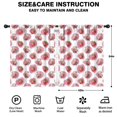 thumbnail image 2 of Blackout Kids Curtains,Pink Cow Strawberry Pattern Childrens Insulated Curtains Set Of 2,Bedroom Essentials,Toddler Room Decor 42x54in(106x137cm), 2 of 5