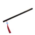 thumbnail image 2 of Flauta tradicional china de bambú negra, tono F, 480mm con grabado de poesía, incluye bolsa, membrana y nudo chino. Ideal para cosplay y música., 2 of 6