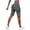 Grey, variant on FYEGRE Women's Seamless Scrunch Lift Biker Shorts High Waist Booty Contour Workout Yoga Gym Shorts Grey L